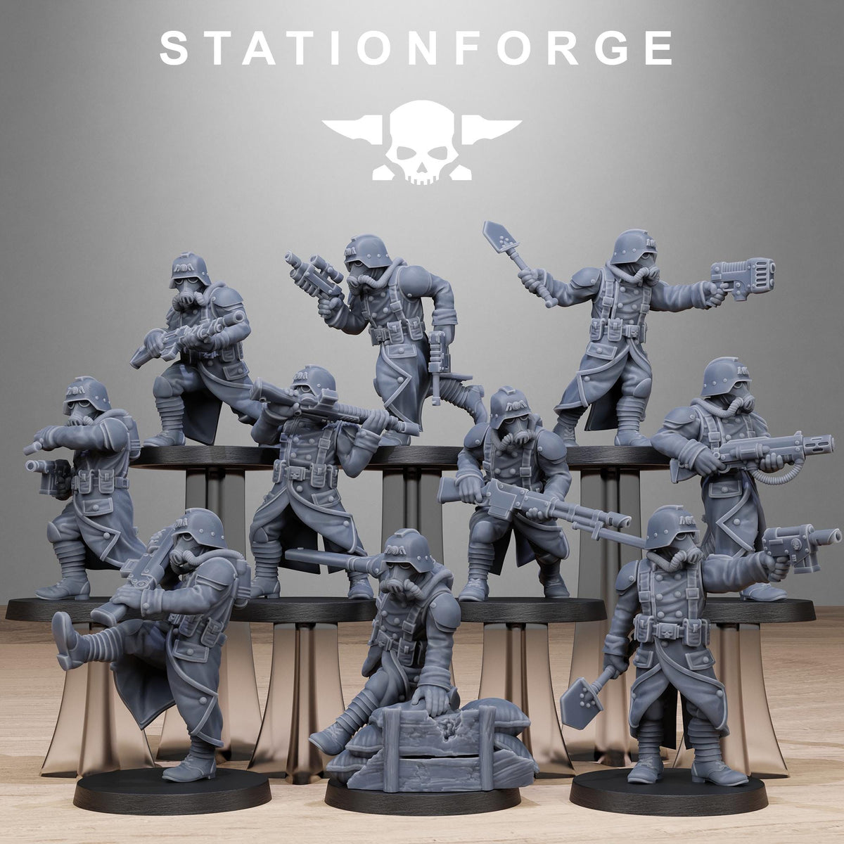 GrimGuard Shovel Trenches – Astra Militarum Proxy