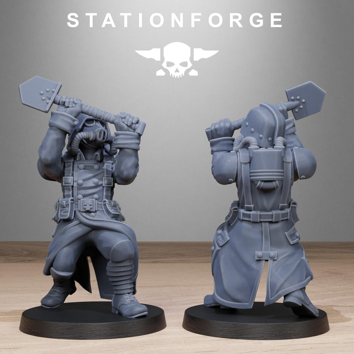 GrimGuard Shovel Fighters – Astra Militarum Proxy