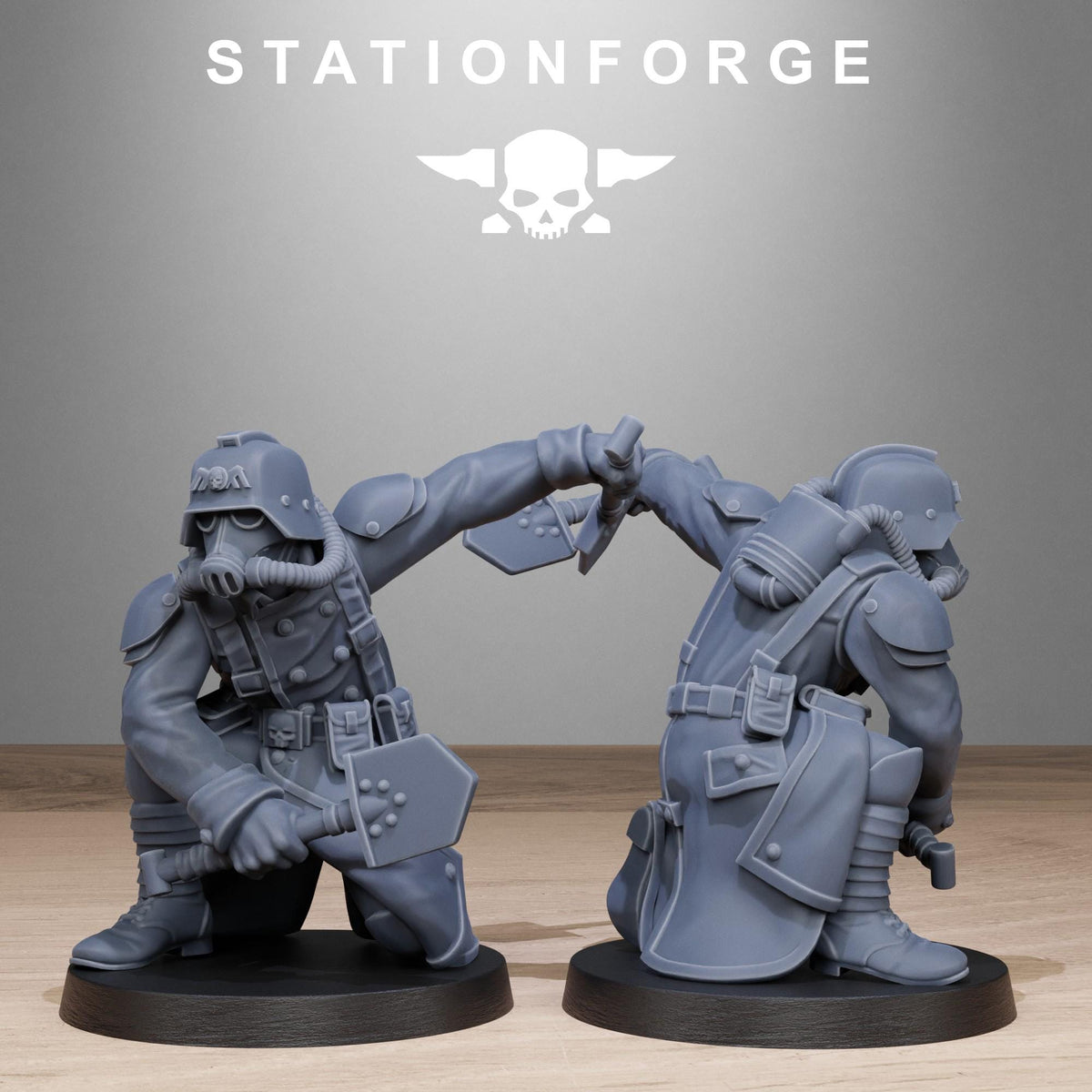 GrimGuard Shovel Fighters – Astra Militarum Proxy