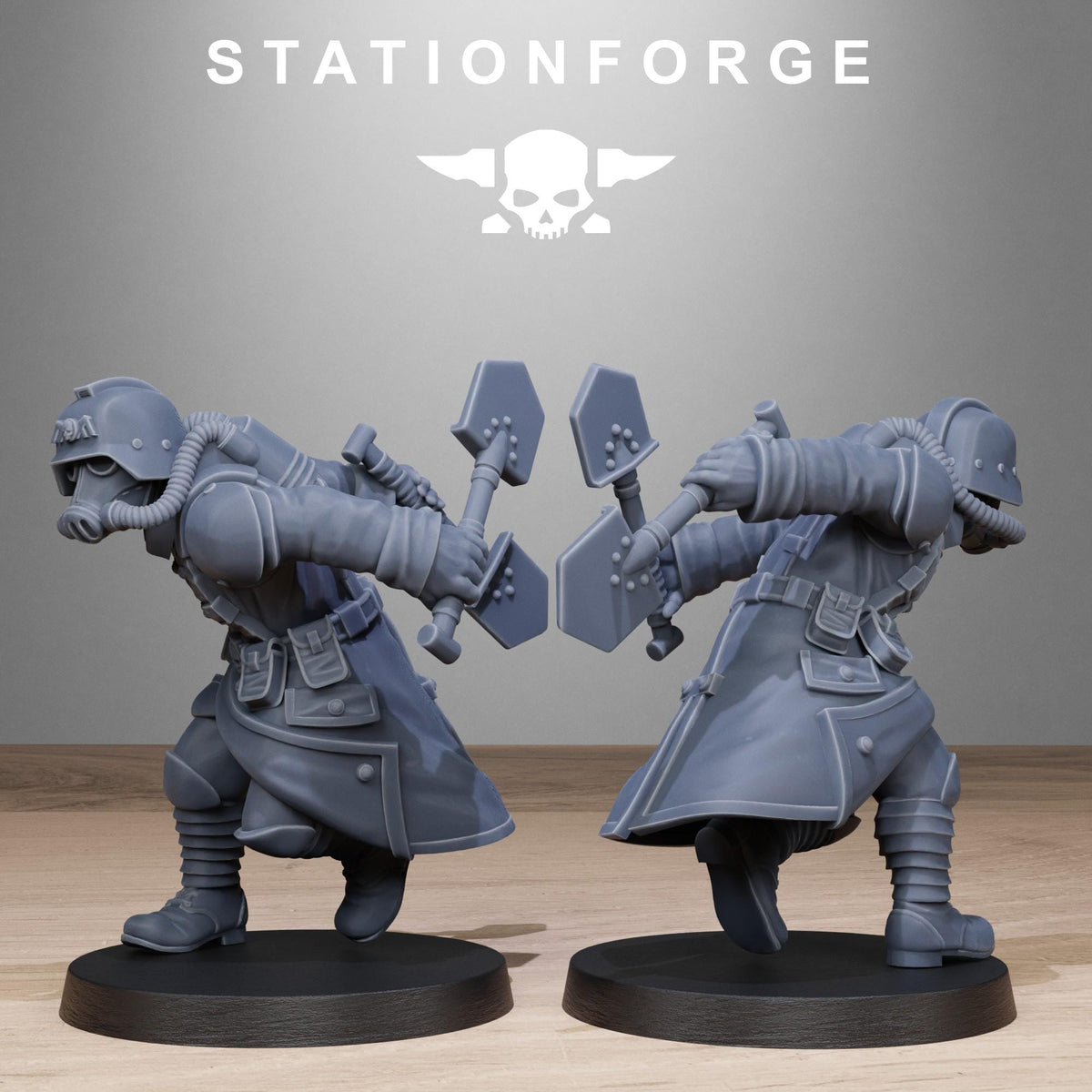 GrimGuard Shovel Fighters – Astra Militarum Proxy