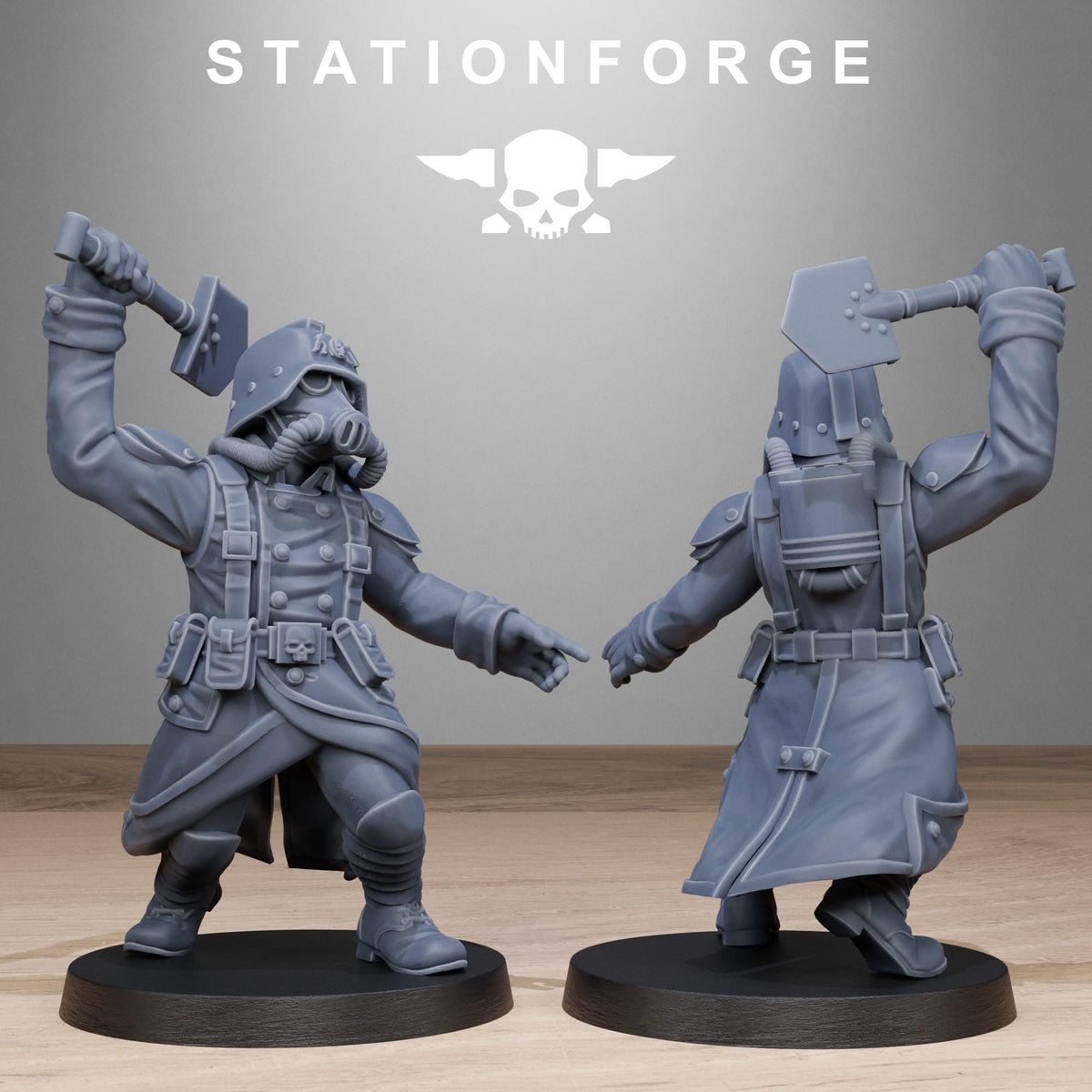 GrimGuard Shovel Fighters – Astra Militarum Proxy