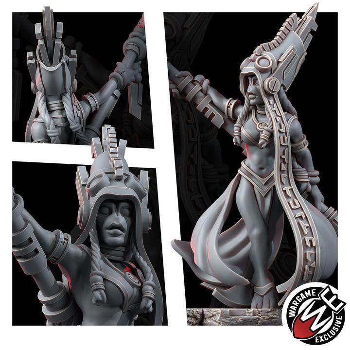 Greater Good Aetherial Mediator – T'au Empire Proxy, Wargame Exclusive – 3D printed 16K resin miniature – photo 4 of 5
