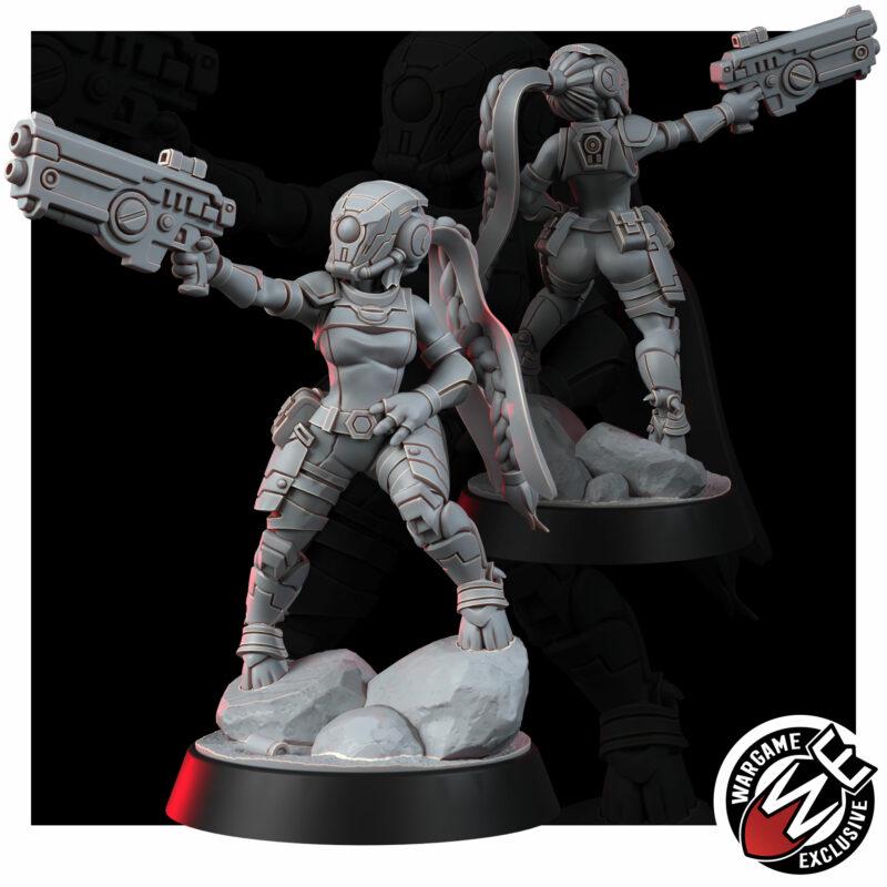 Greater Good Trailseekers T1 – T'au Empire Proxy, Wargame Exclusive – 3D printed 16K resin miniature – photo 8 of 13