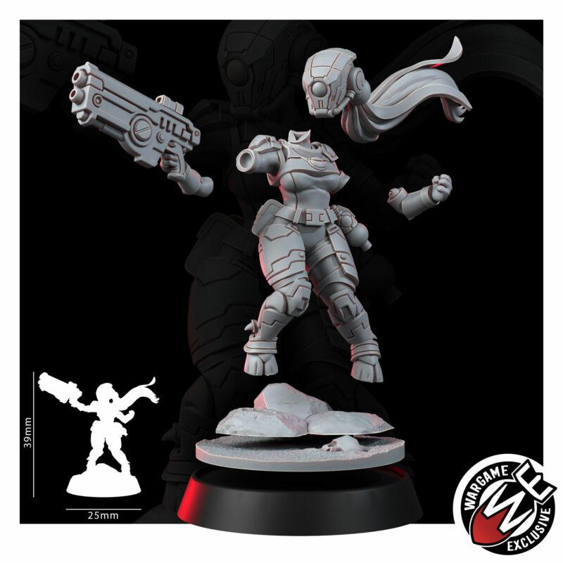 Greater Good Trailseekers T1 – T'au Empire Proxy, Wargame Exclusive – 3D printed 16K resin miniature – photo 11 of 13