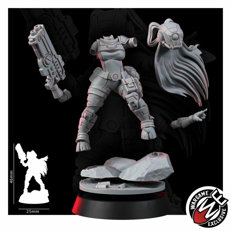Greater Good Trailseekers T1 – T'au Empire Proxy, Wargame Exclusive – 3D printed 16K resin miniature – photo 10 of 13