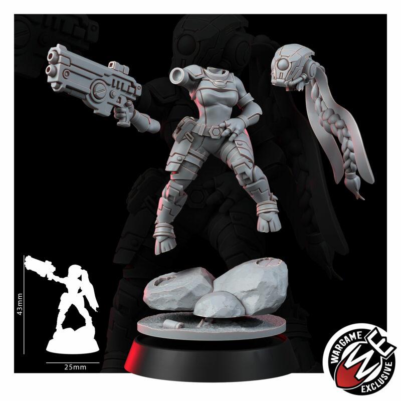 Greater Good Trailseekers T1 – T'au Empire Proxy, Wargame Exclusive – 3D printed 16K resin miniature – photo 13 of 13