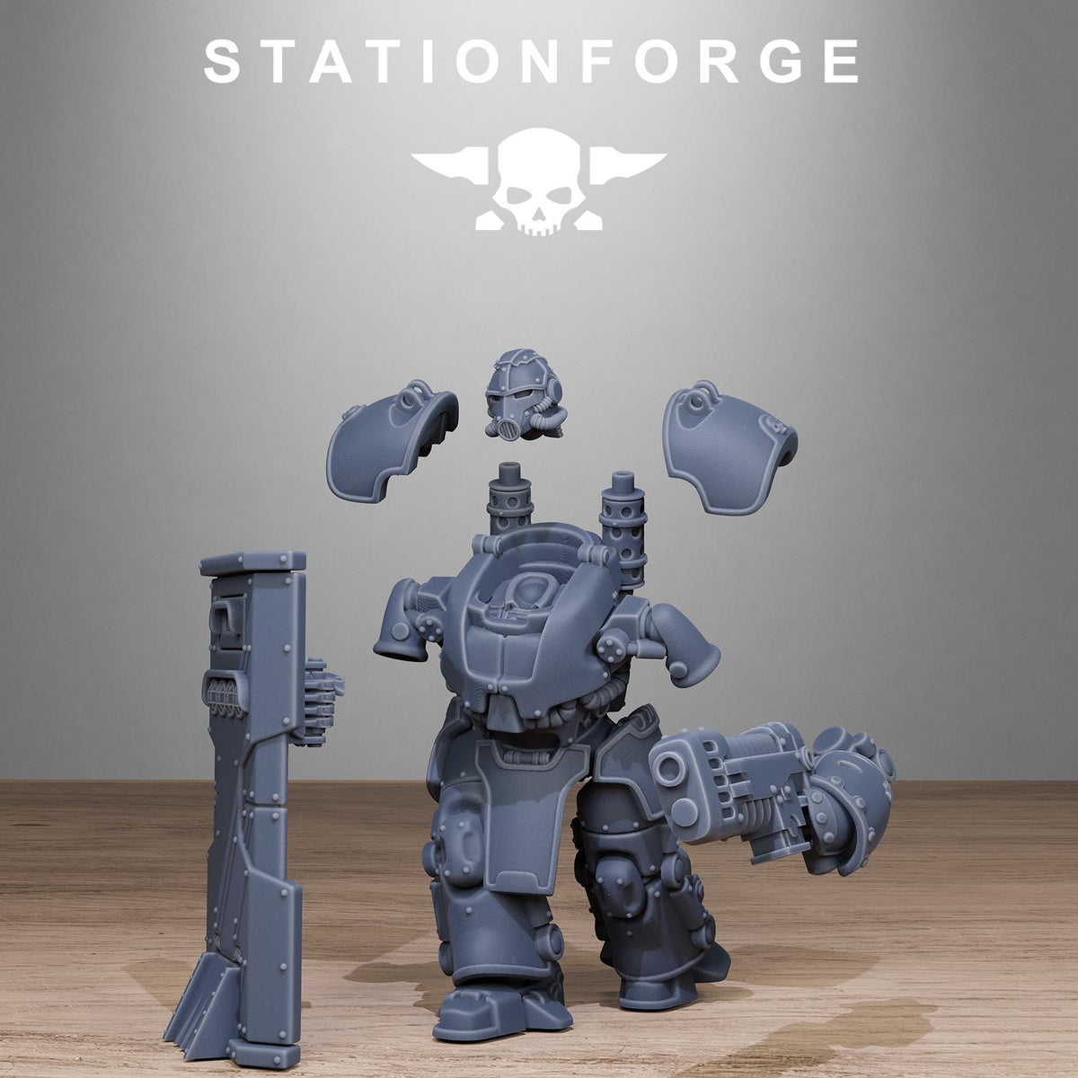 Grimguard Power Armor – Astra Militarum Proxy