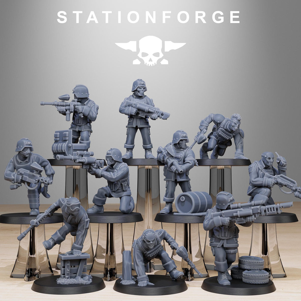Grimguard Paintball Squad – Astra Militarum Proxy