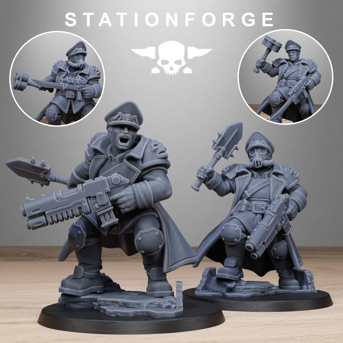Grimguard Lieutenant – Astra Militarum Proxy