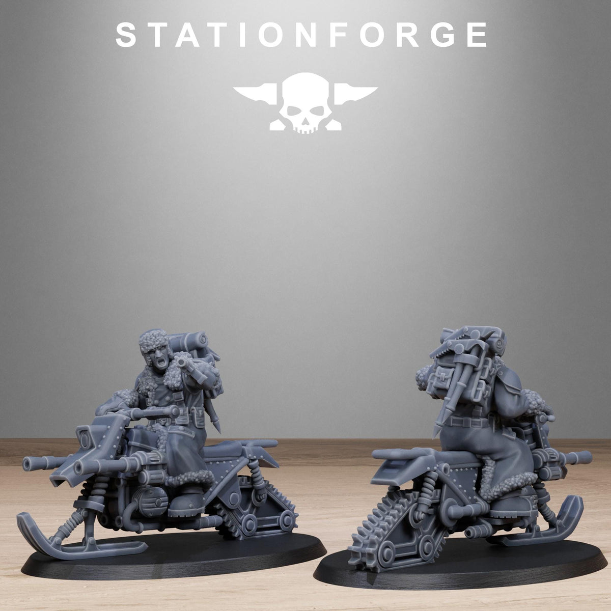 Grimguard Frostwatch Snowbikers – Astra Militarum Proxy