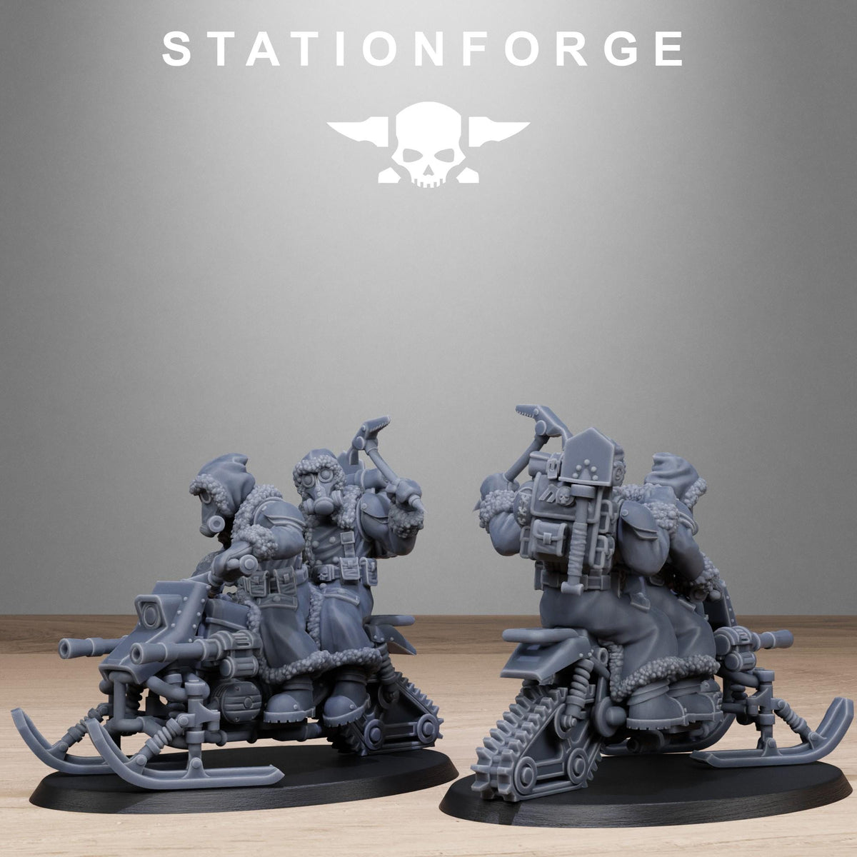 Grimguard Frostwatch Snowbikers – Astra Militarum Proxy