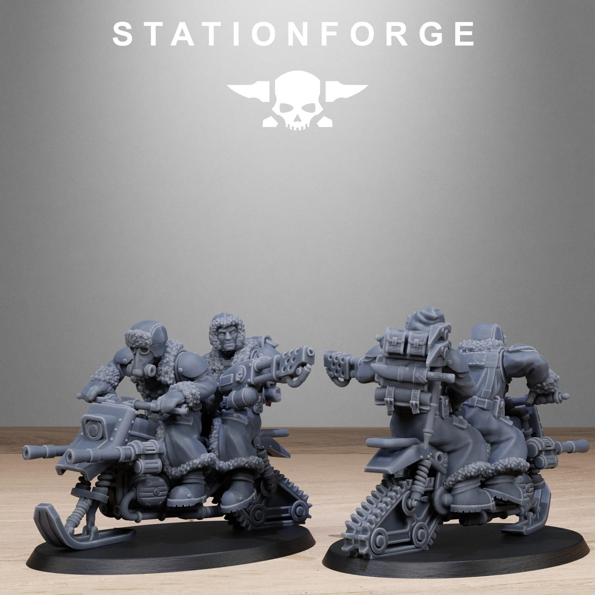 Grimguard Frostwatch Snowbikers – Astra Militarum Proxy