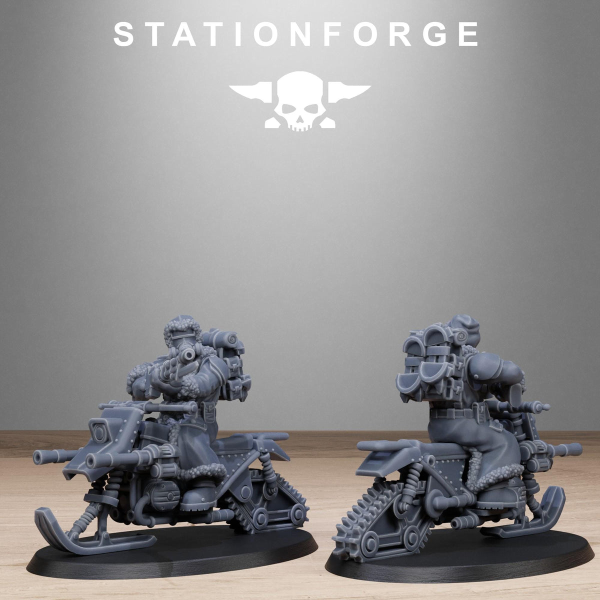 Grimguard Frostwatch Snowbikers – Astra Militarum Proxy