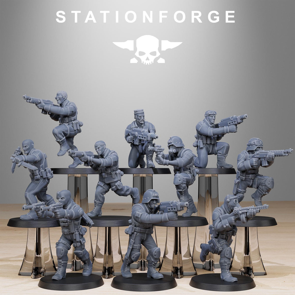 Grimguard Counter Terrorists – Astra Militarum Proxy