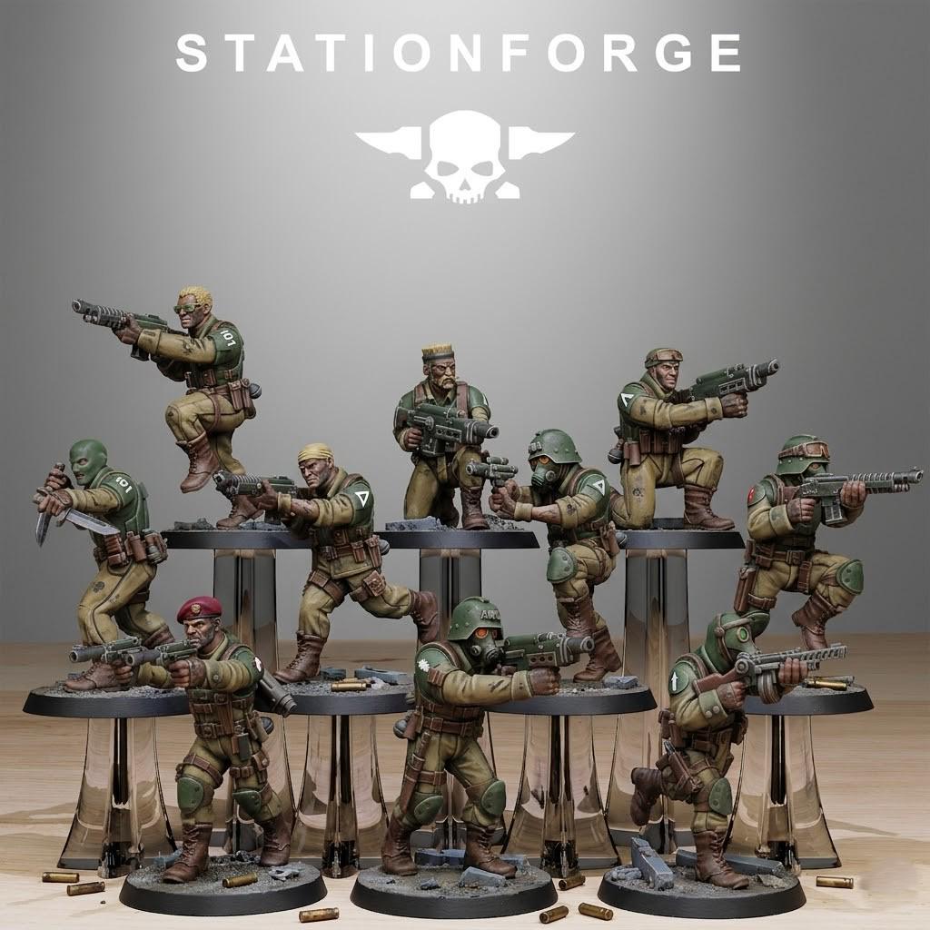 Grimguard Counter Terrorists – Astra Militarum Proxy