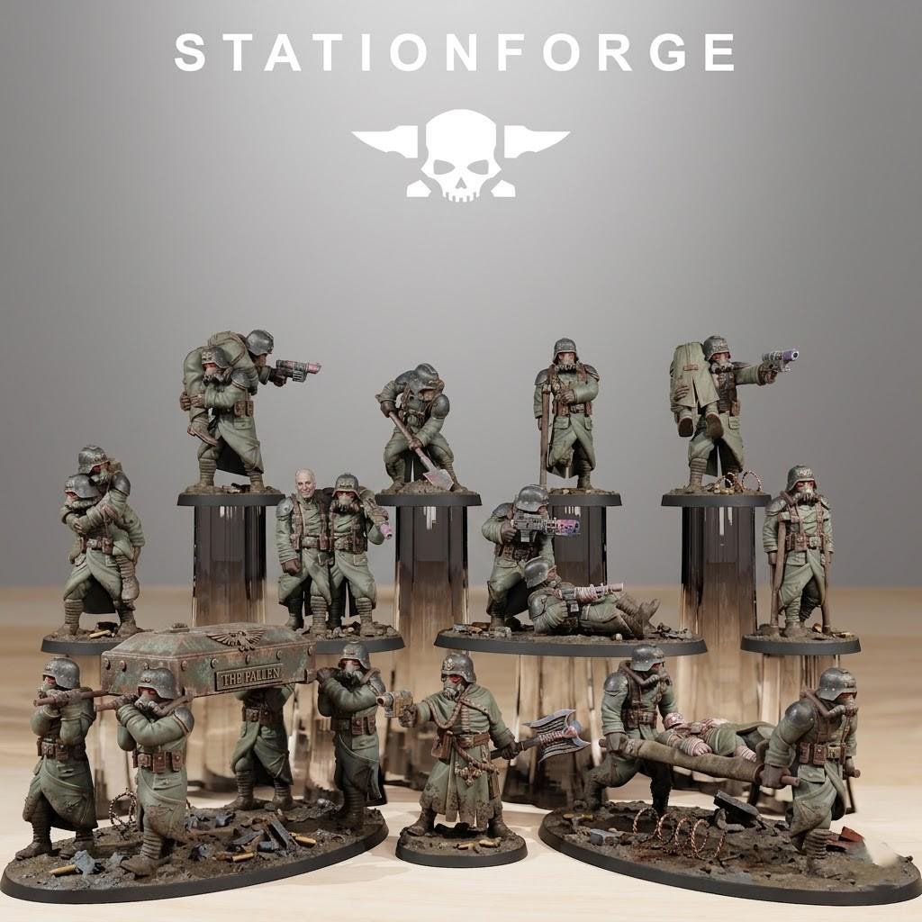 Grimguard Casualties – Astra Militarum Proxy