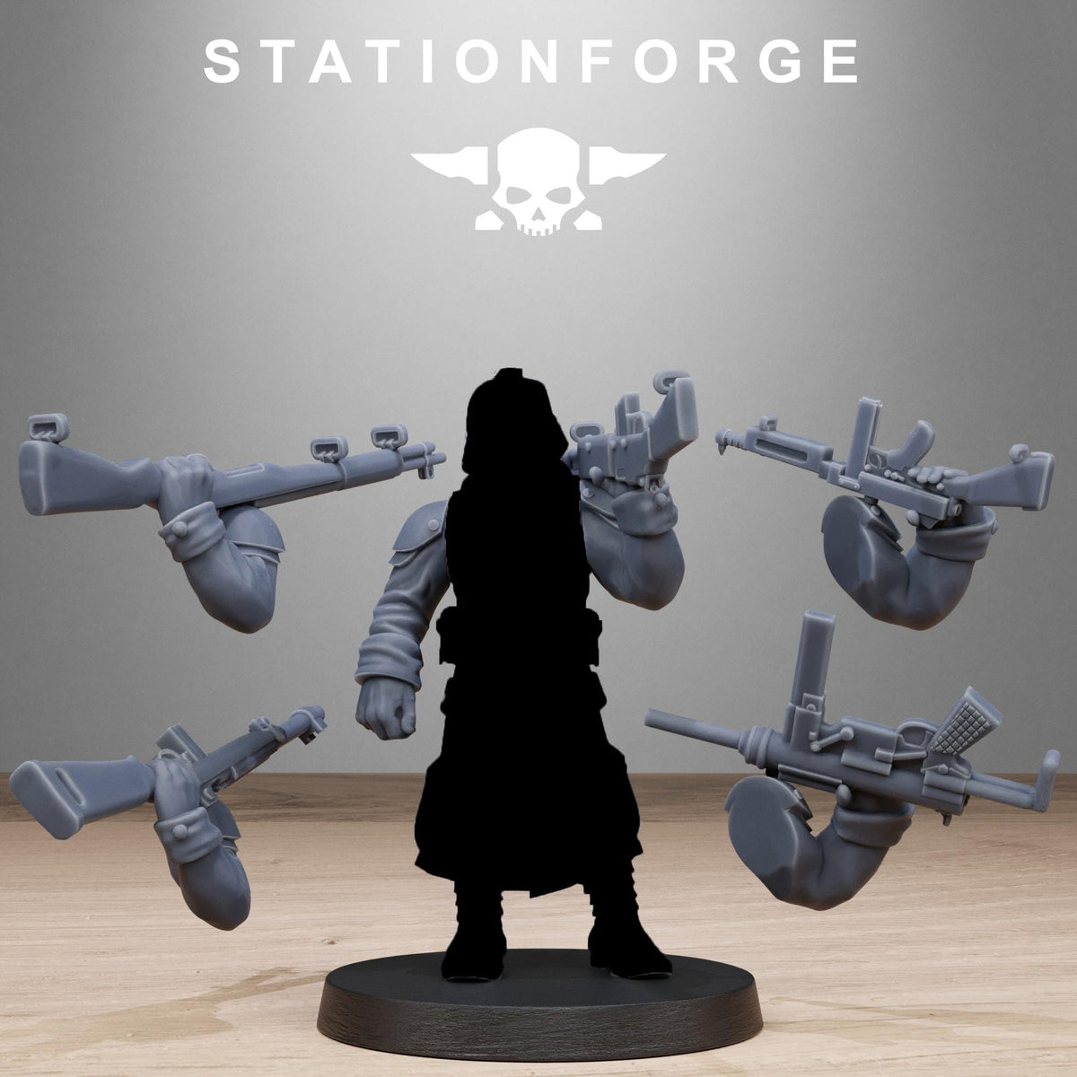 Grimguard American Weapon Pack – Astra Militarum Proxy