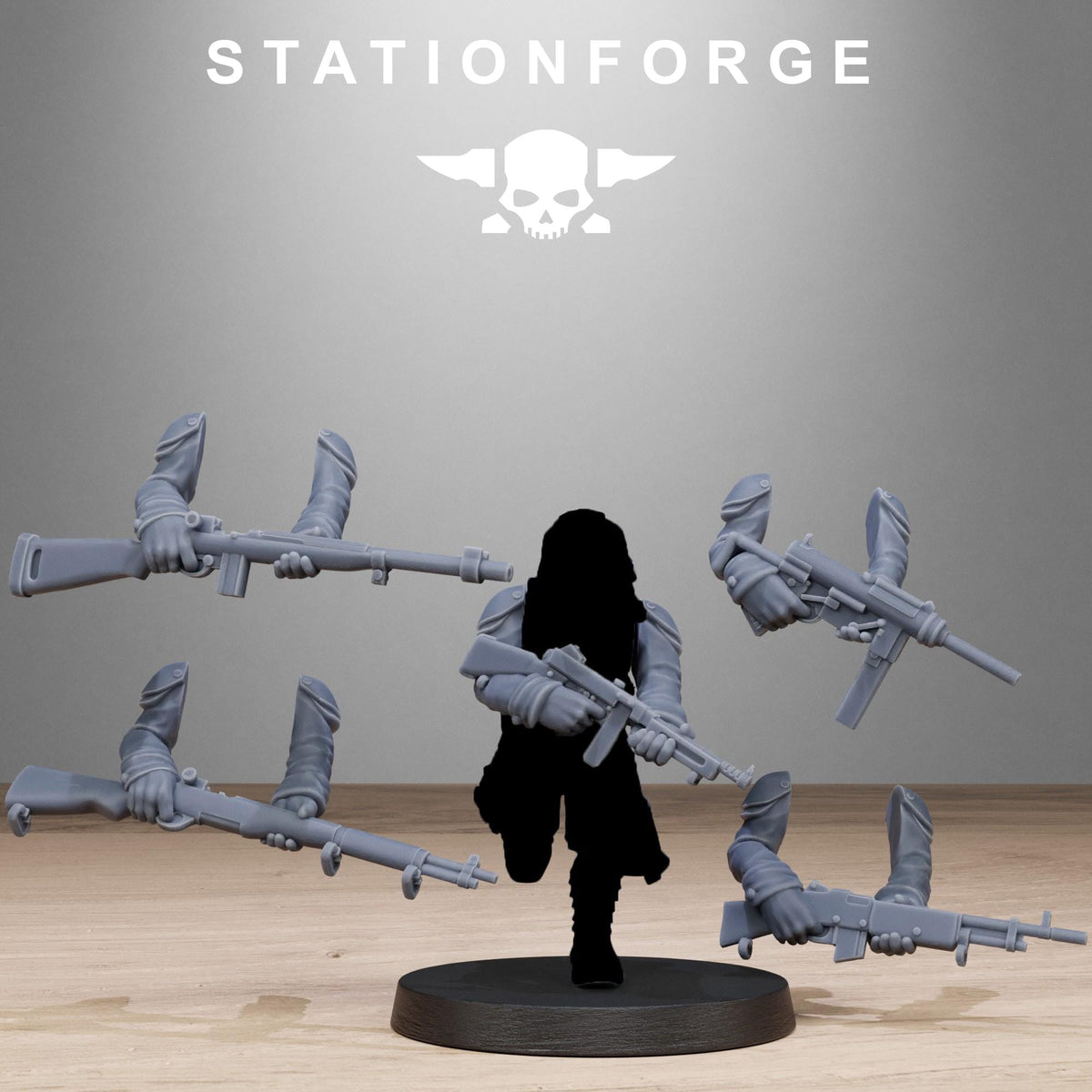 Grimguard American Weapon Pack – Astra Militarum Proxy