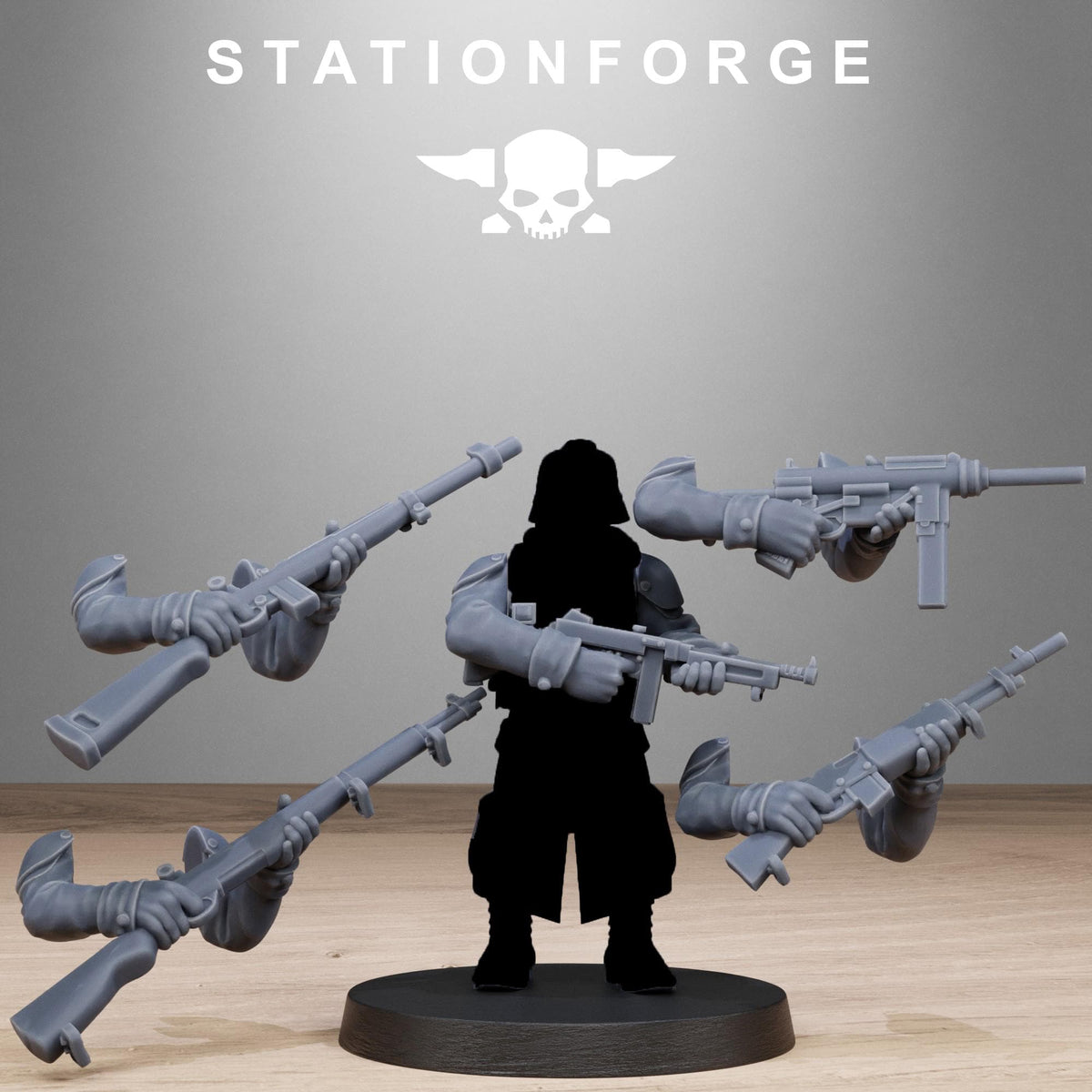 Grimguard American Weapon Pack – Astra Militarum Proxy