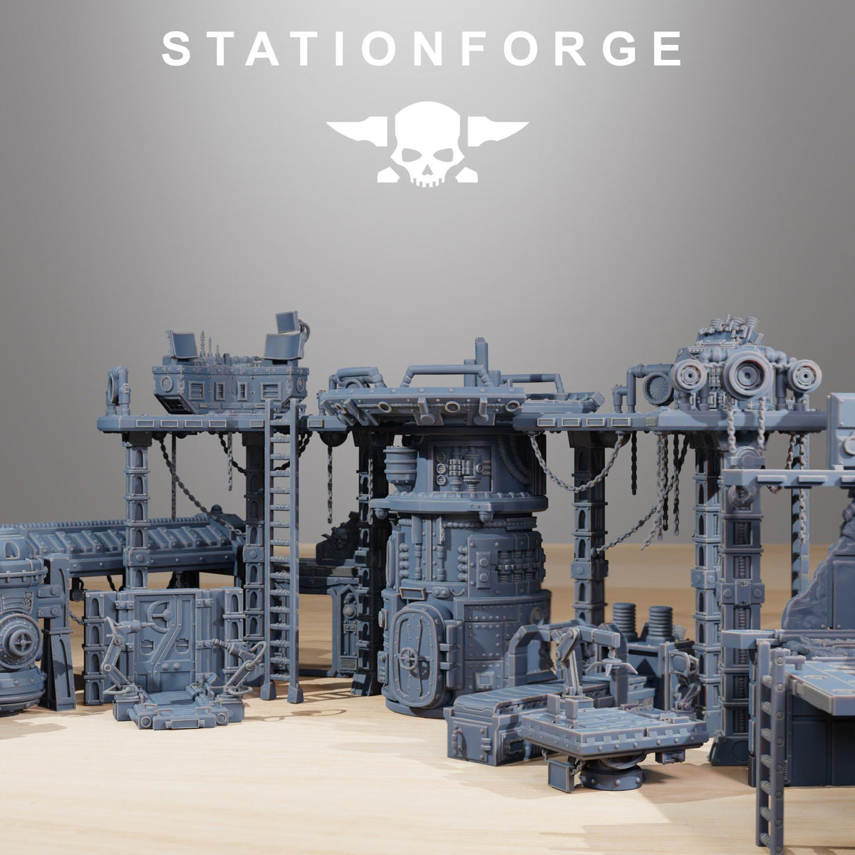 Scavenger Factory Terrain Kit – Adeptus Mechanicus Proxy