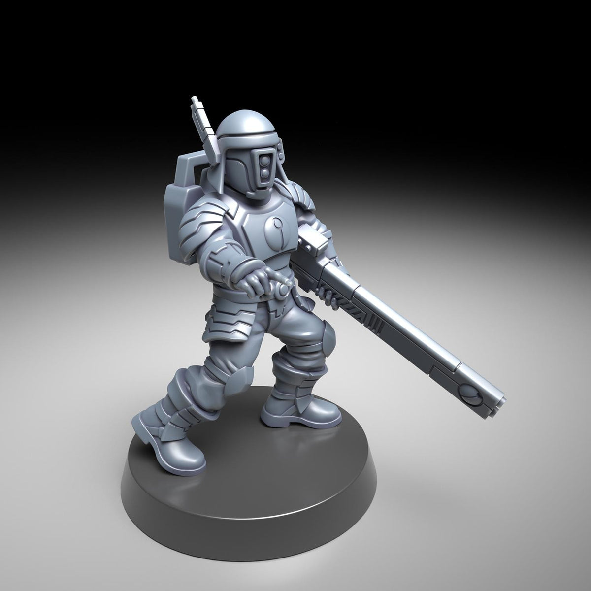 Greater Good Human Helpers – T'au Empire Proxy, Wargame Exclusive – 3D printed 16K resin miniature – photo 8 of 9