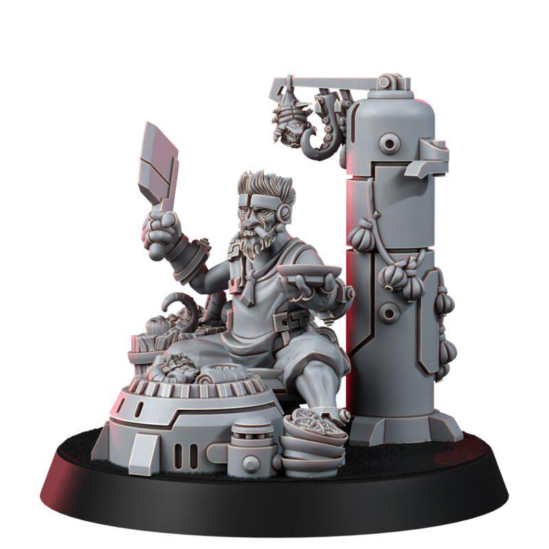Greater Good The Necrocity Black Traders – T'au Empire Proxy, Wargame Exclusive – 16K resin miniature – photo 2 of 10