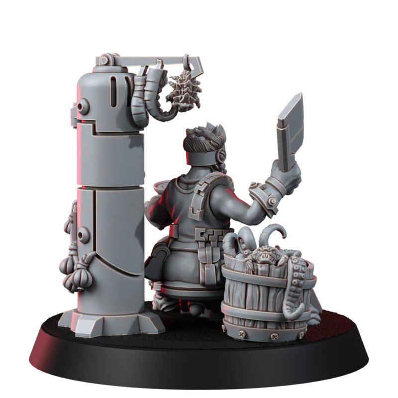 Greater Good The Necrocity Black Traders – T'au Empire Proxy, Wargame Exclusive – 16K resin miniature – photo 3 of 10