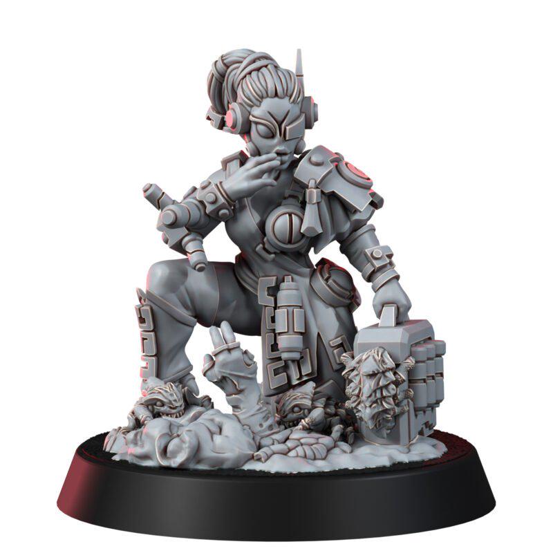 Greater Good Healer – T'au Empire Proxy, Wargame Exclusive – 3D printed 16K resin miniature – photo 2 of 9