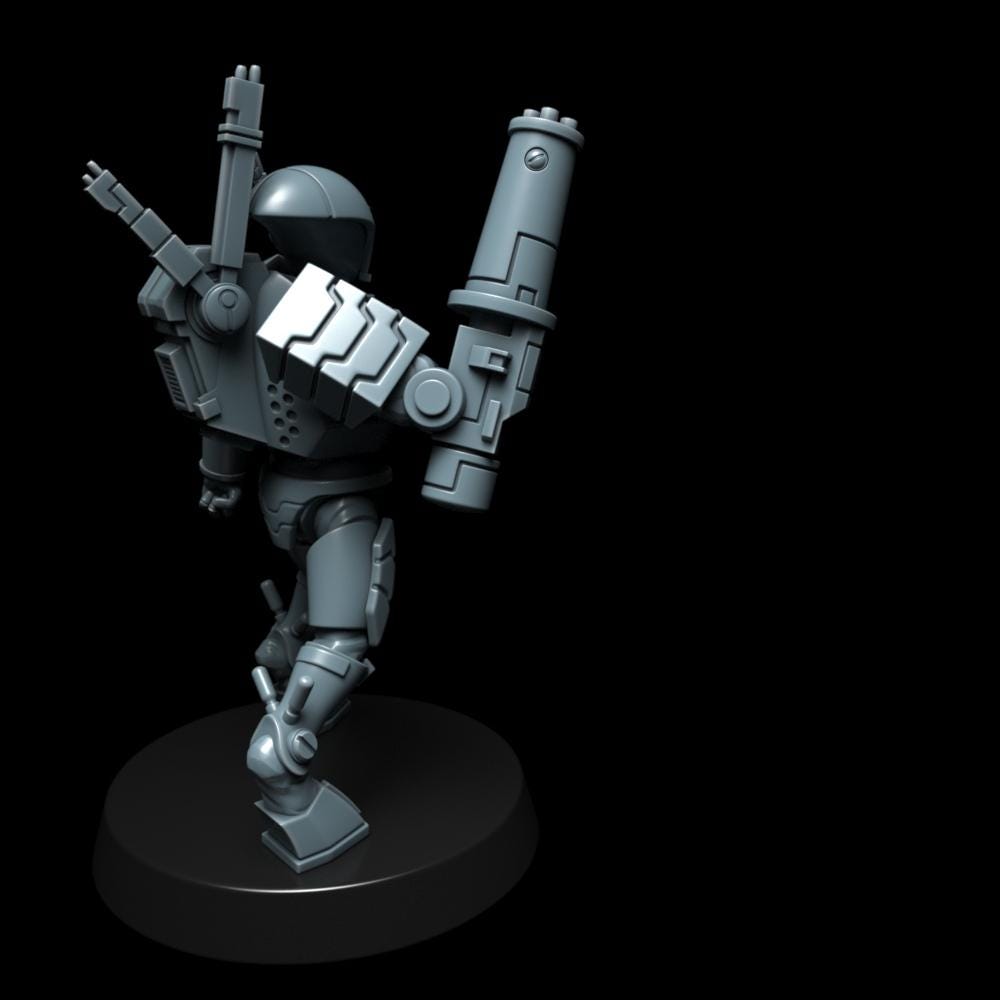 Greater Good EX15 Stealth Suits – T'au Empire Proxy, Wargame Exclusive – 3D printed 16K resin miniature – photo 4 of 6