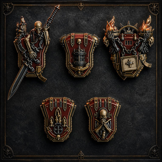 Pactum Aeternum Crusader Backpacks – Black Templars Compatible Bits, DakkaDakka – 3D printed 16K resin bits – main photo