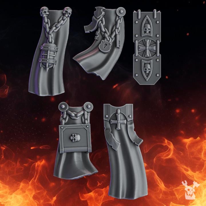 Pactum Aeternum Crusader Belt Decor – Black Templars Compatible Bits, DakkaDakka – 3D printed 16K resin bits – photo 2 of 2
