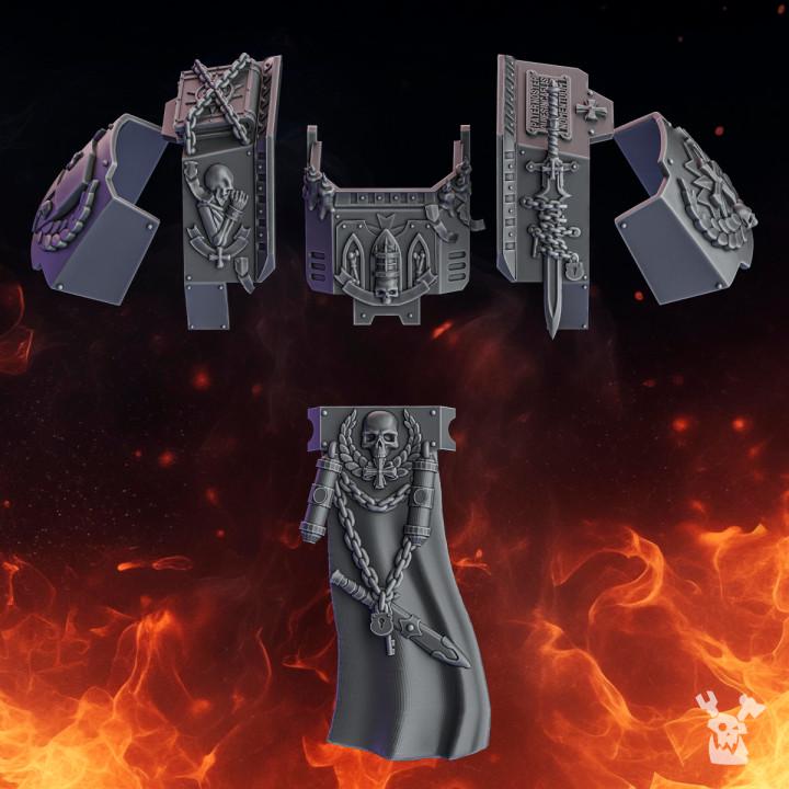 Pactum Aeternum Crusader Stormdread – Black Templars Compatible Bits, DakkaDakka – 3D printed 16K resin bits – photo 2 of 2