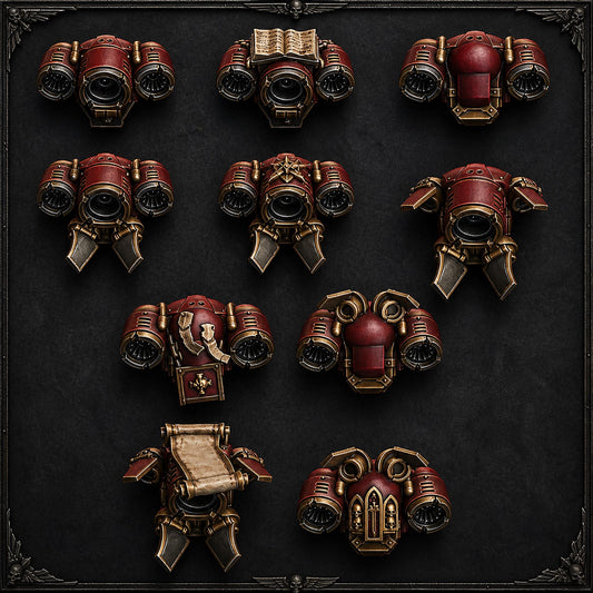 Pactum Aeternum Jetpacks – Black Templars Compatible Bits, DakkaDakka – 3D printed 16K resin bits – main photo