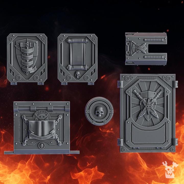 Pactum Aeternum Warden APC – Black Templars Compatible Bits, DakkaDakka – 3D printed 16K resin bits – photo 2 of 2
