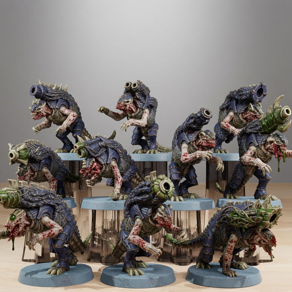 Xenarid Mortars – Warhammer 40k Compatible Miniature