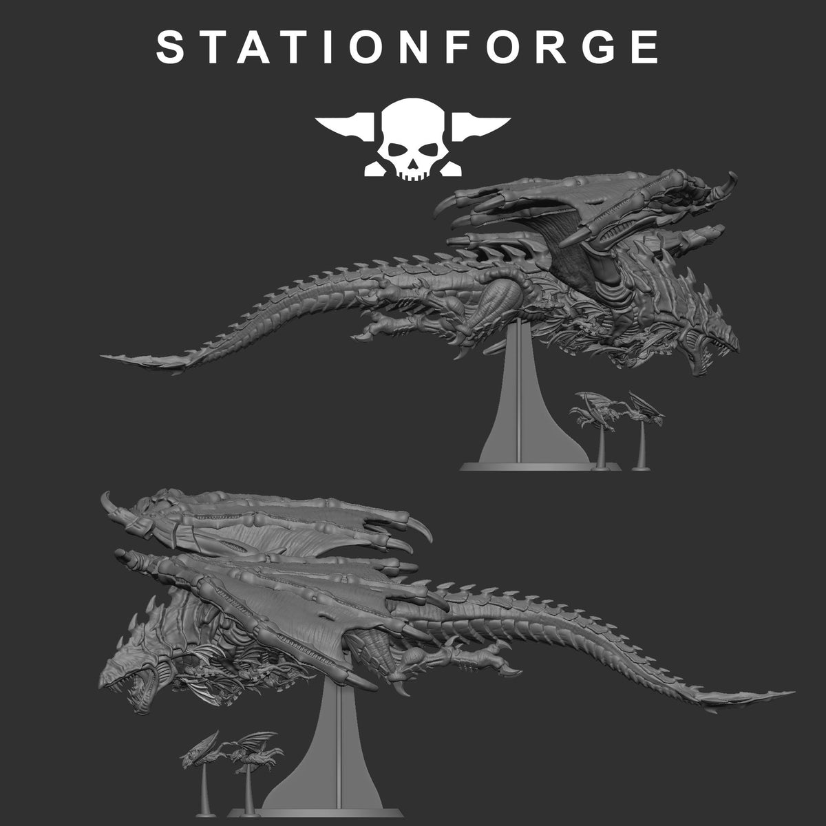 Xenarid Dragon – Warhammer 40k Compatible Miniature