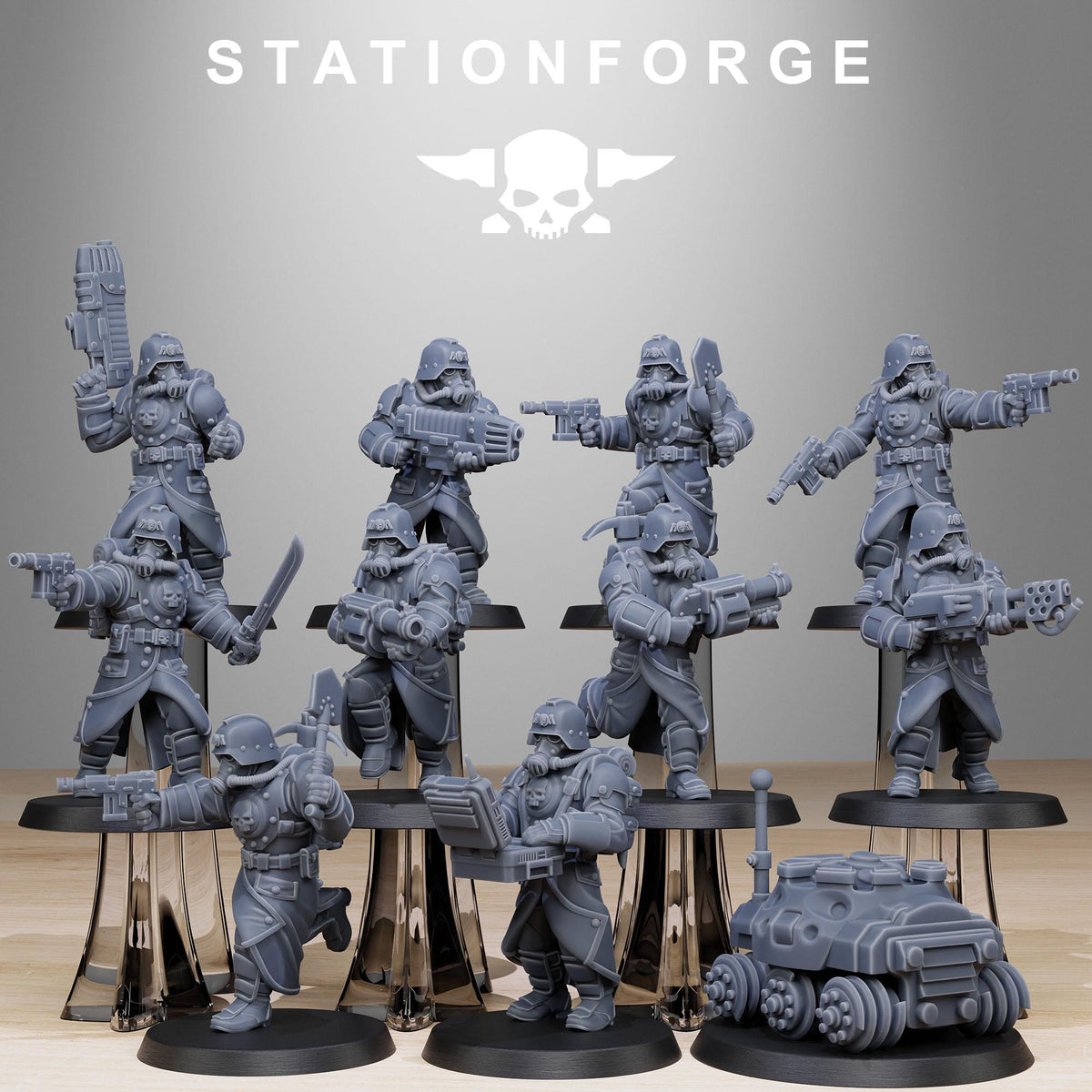 Grimguard Bombardiers – Astra Militarum Proxy