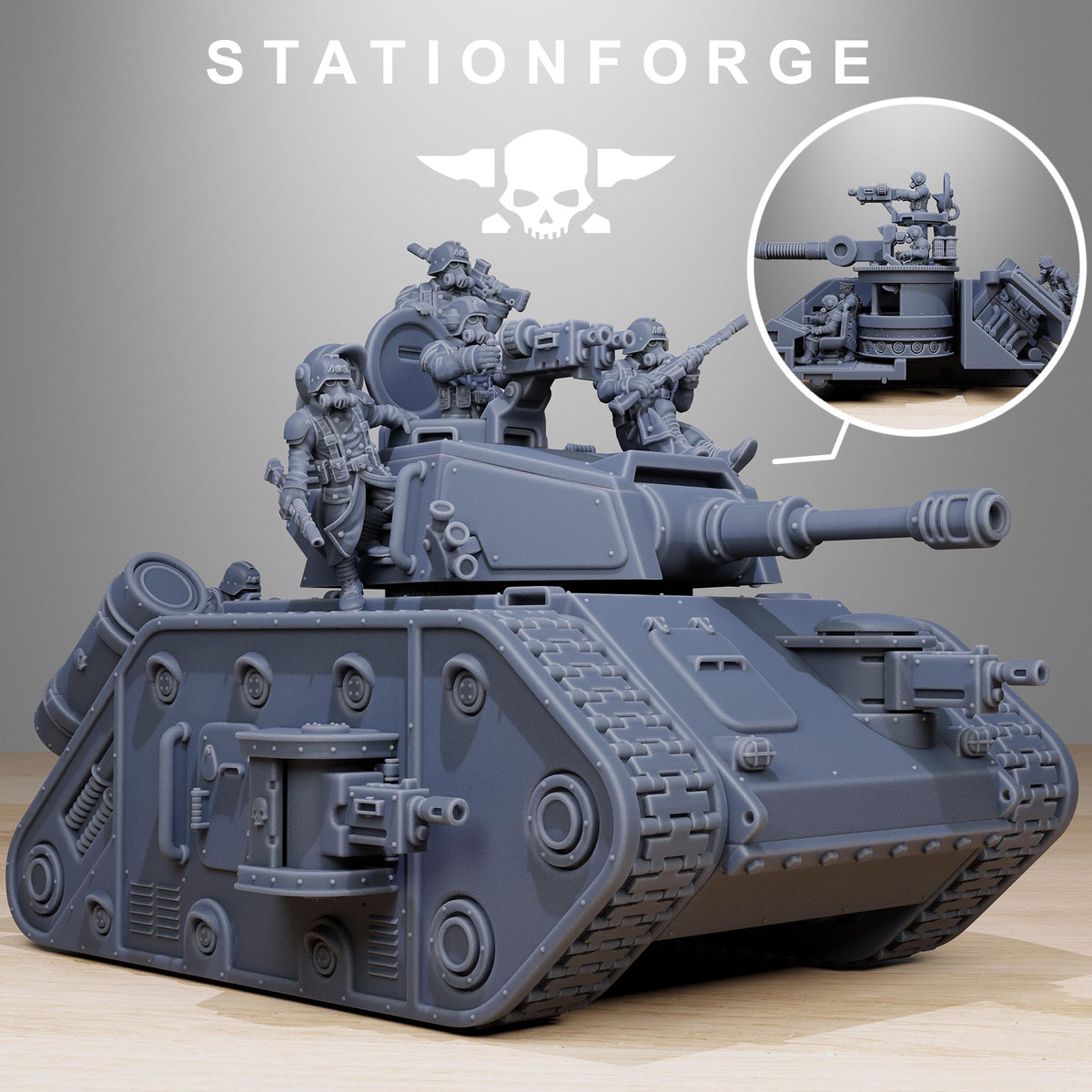 Grimguard Battle Tank 2 – Astra Militarum Proxy