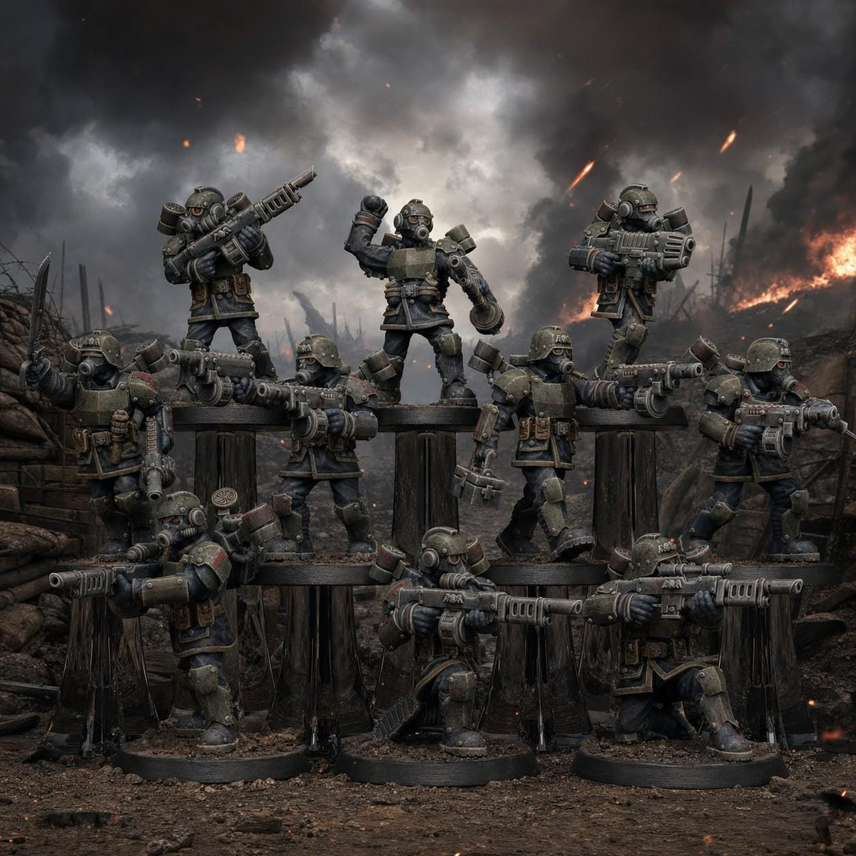 Grimguard Aero Troops – Astra Militarum Proxy