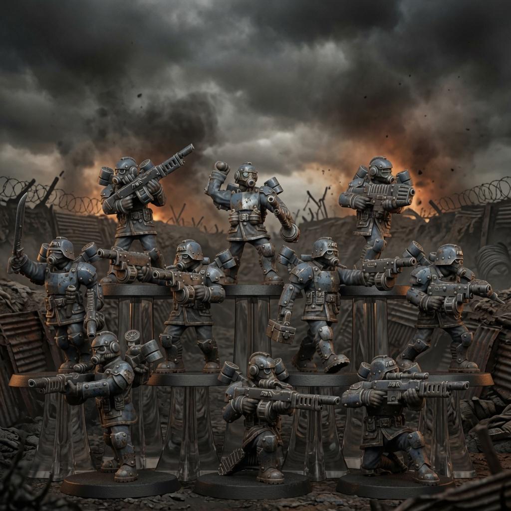 Grimguard Aero Troops – Astra Militarum Proxy