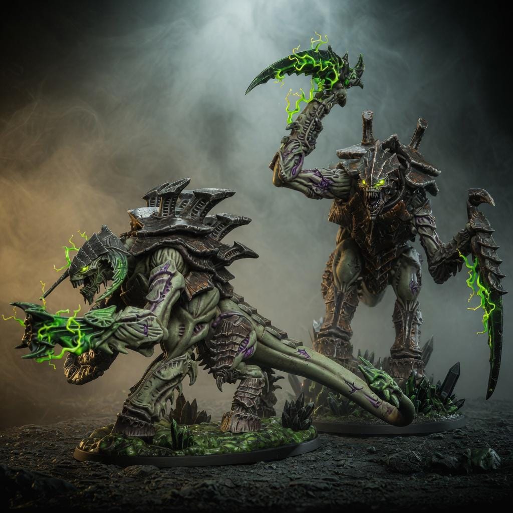 Xenarid Necrothorn – Warhammer 40k Compatible Miniature