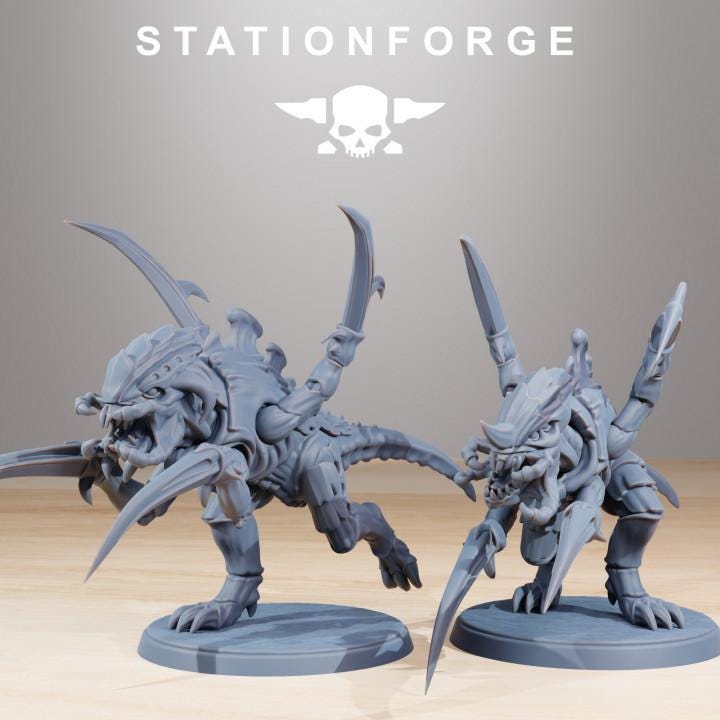 Xenarid Infantry Melee Unit – Warhammer 40k Compatible Miniature