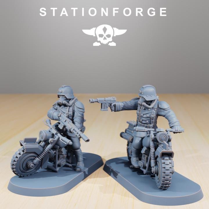 Grimguard Death Bikers – Astra Militarum Proxy