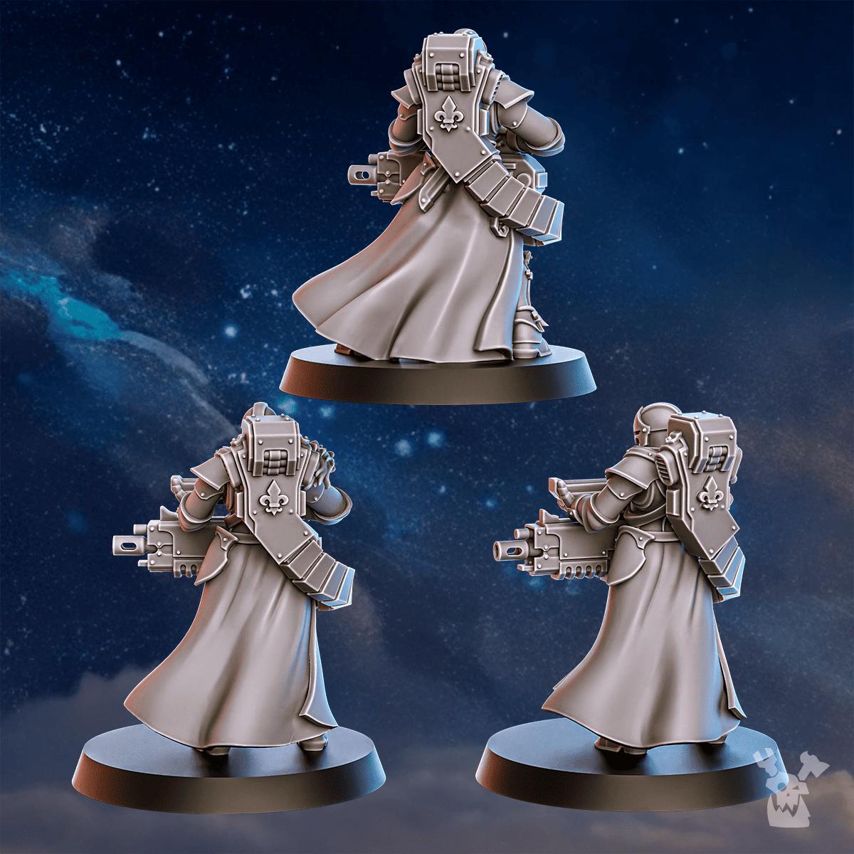White Fangs Hunters Squad x20 – Warhammer 40k Compatible Miniature, DakkaDakka – 16K resin miniature – photo 10 of 10
