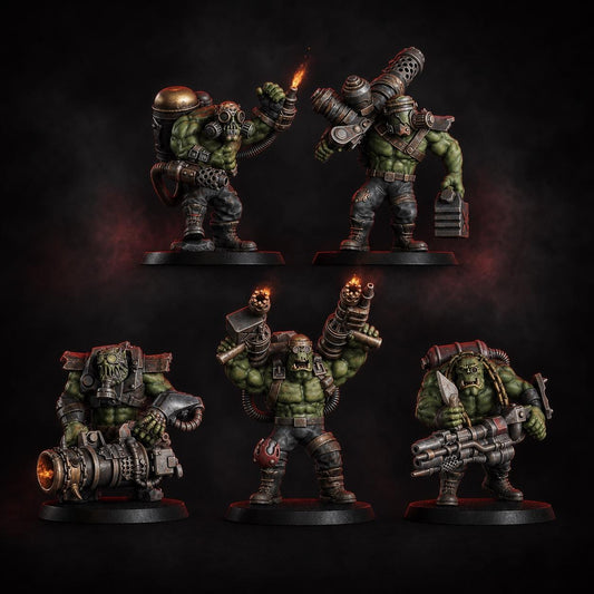 Umiez Burnerz – Ork Proxy, DakkaDakka – 3D printed 16K resin miniature – main photo