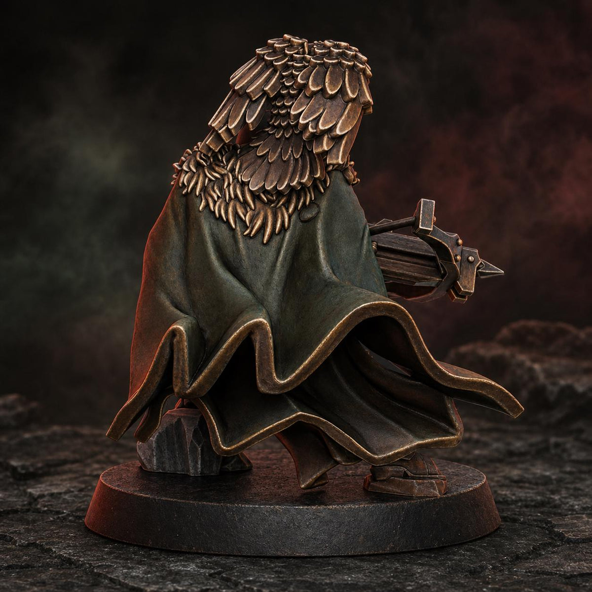 Blackhide Tribe Archer – Warhammer 40k Compatible Miniature, DakkaDakka – 3D printed 16K resin miniature – photo 3 of 7