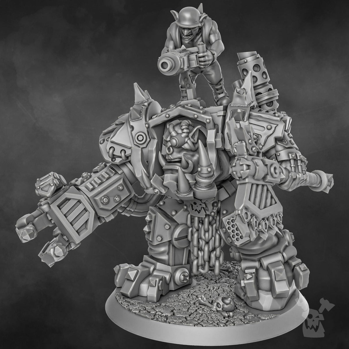 Da Arma Boss – Ork Proxy, DakkaDakka – 3D printed 16K resin miniature – photo 3 of 7