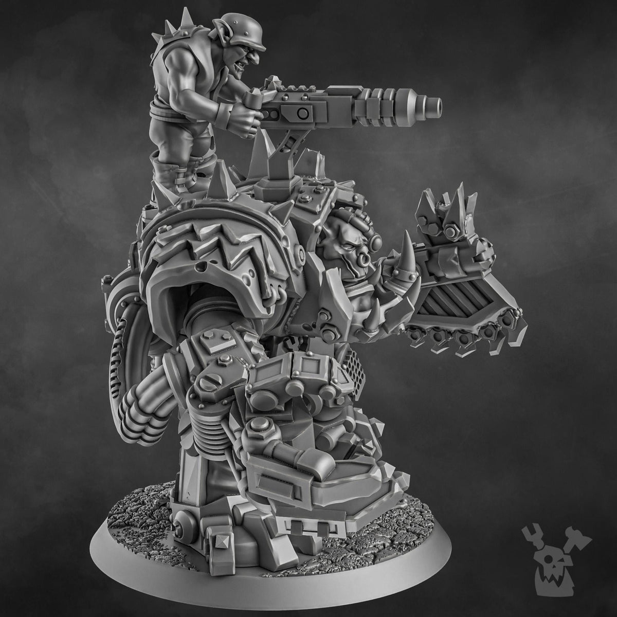 Da Arma Boss – Ork Proxy, DakkaDakka – 3D printed 16K resin miniature – photo 5 of 7
