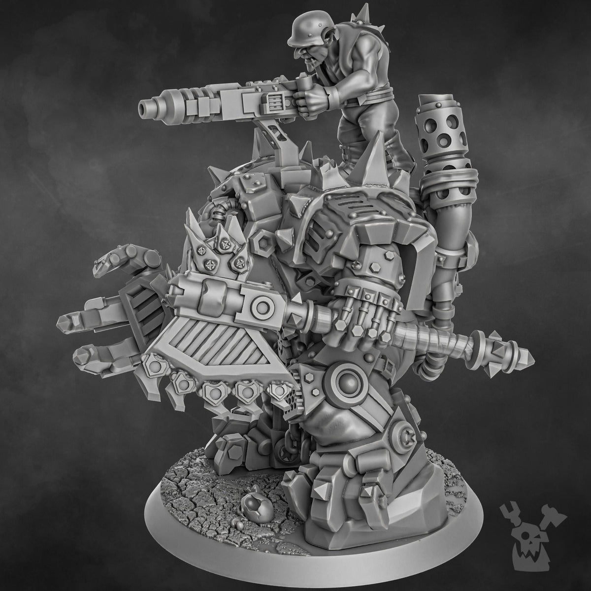 Da Arma Boss – Ork Proxy, DakkaDakka – 3D printed 16K resin miniature – photo 6 of 7