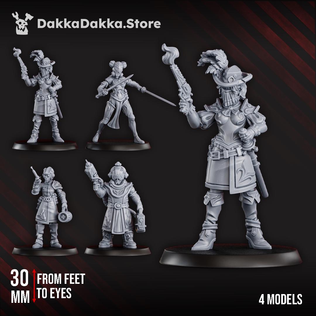 The Dashing Nebula Syndicate – Warhammer 40k Compatible Miniature, DakkaDakka – 3D printed 16K resin miniature – photo 2 of 4